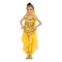 Ručno rađena dječja djevojka trbuh ples djece trbuh ples plesne tkanine trbušni plesni setovi za djevojke
