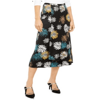 Alfani ženski cvjetni print Fau Fraw suknje Black veličine 16