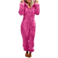 Ženski kombinezon s dugim rukavima Pajamas casual zimska topla ROMPE Sleep WOT6S4487897