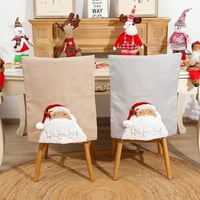 Gwong Božićne Xmas ne-tkani stolica pokriva porodičnu večeru Hotel Restoran Decoration