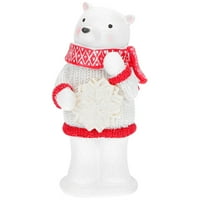 Svjetlosna smola Xmas ukrasnog polarnog medvjeda ukras božićni poklon