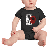 To je u mojoj DNK albanskoj zastavi Country Pride Slatka dječja dječja odjeća za bebe