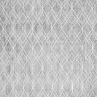 Ahgly Company u zatvorenom pravokutniku Sažetak Sive prostirke savremene površine, 7 '9 '