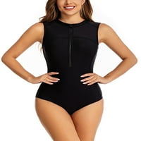 Avamo ženske odjeće za plažu bez rukava bez rukava Rash Guard Surf kupaći kostimi Bežični jedno kupaći