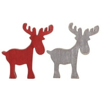 Božićni ukrasi lijepi drveni ukrasi Mini jeleni ukrasi