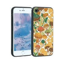 Whimmical-Goth-Floralpng-Telefon za telefon za iPhone SE za žene Muška Pokloni, Mekani silikonski stil