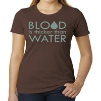 Krv je gušća od vodene porodice obnoviti ženske majice - Espresso MH200WFAM S XS