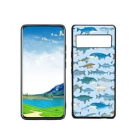 Kompatibilan sa Google Pixel Pro telefonom, Cachalot-Fish Case Silikon zaštitni za teen Girl Boy Case