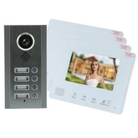 Video žičana vrata Vrata Vrata visoke rezolucije AC 100-240V za početni apartman monitor sy828nmja4