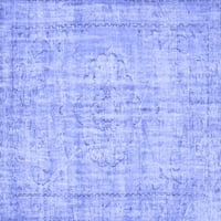 Ahgly Company Indoreni pravokutnik Sažetak Plava prostirke savremene površine, 2 '3'