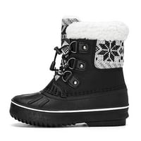 Engtoy zimske djece čizme za snijeg Dječje cipele vodootporne plišane tople povremene pamučne čizme