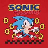 Sonic The Hedgehog Big Boys 'Video serijskog serije The Lik Tee Majica Crewneck
