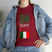 Funny italijanska brak majica italijanske zastave