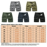 Avamo Muške ljetne kratke hlače Multi-džepne plažne kratke hlače Srednja struka Drće muškarci Lounge
