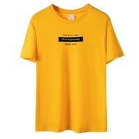 Ženski vrhovi Ležerne prilike tiskanje dnevnih košulja okrugli vrat kratkih rukava labava majica TUNIC