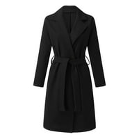 Zamjenski kaput kaputa za kaput za zamjenu kaputa Wone plus veličina Slim dugačak kaiš elegantni preko