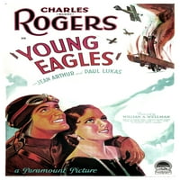 Mladi orlovi nas poster umjetnosti s lijeve strane: Charles 'Buddy' Rogers Jean Arthur Movie Poster