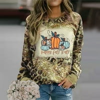 Pyju Leopard Ispiši duksere za žensko odobrenje, da, hladno me 24: jeseni modni prehrambeni pulover