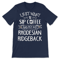 Funny Rodesian Ridgeback Pas i kafe košulja - SIP i PET