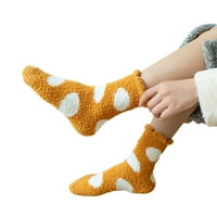 Dyfzdhu Žene zimske čarape Ispisne čarape smiješne čarape za žene Novelty Funky Slatke čarape