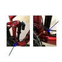 Biciklistički bicikl stražnji udar Titanium Legura vijak 33x kompatibilan za lisicu