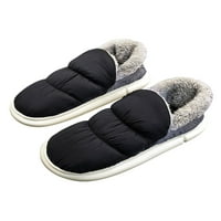 Oucaili ženski zimski papučići kliz na kuću cipele ugodne papuče meke plišane tople snježne čizme Muške