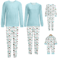 Usklađivanje božićne pidžame Sleep odjeće Set Božićni tiskani Veličine za djecu za odrasle-Dječje ljubimce