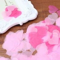 Romantični papir Ljubav za vjenčanje u obliku srca u obliku srca Confetti Dekorativni zalihe 60g