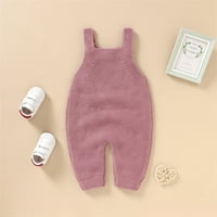 Baby Knit Ramper Pamuk Boy Beaveless Dječak Džemeter Odjeća za odjeću Heart uzorak Podešavanja