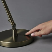 HOMEROOTS Antiknurana brončana LED lampica za podesivu stolnu lampicu