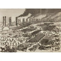 Dokovi u New Orleansu, SAD, 1881. iz La Ilustracion Espa_ola y Americana of poster Print