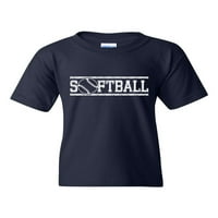 Majice za velike dječake i vrhovi rezervoara - softball sa loptom