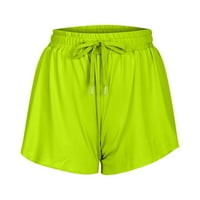 Penskaiy ženske ljetne casual sportske kratke hlače visoko struk joga kratke hlače Bodysuits Green u