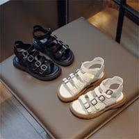 Dječje babygirls sandale princeze cipele ljetne meke dno visokog gornjeg rimske sandale Little Child Big Kids Ljetne cipele