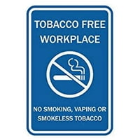 Portretni okrugli radno mjesto Ne pušenje, vaping ili znak bez dima - mali