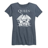 Queen logotip bijeli - grafička majica za žensku kratku rukavu