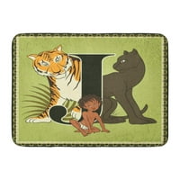 Djeca knjiga Cartoon Fairytale Abeceda J Mowgli Bagheera i Shere Khan The Jungle od rudyard prostirke