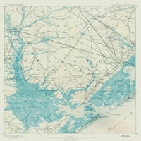 Mapa Topo - Velika luka za jaje New Jersey Quad - USGS - 30. - Glossy satenski papir
