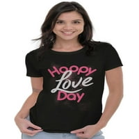 Sretan Valentines Love Day Datum slatka ženska majica Dame Tee Brisco brendovi L