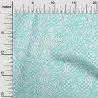 Onuone viskoza šifon tirkizna plava tkanina apstraktori haljina materijala tkanina za ispis tkanina