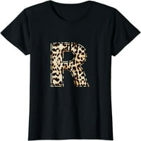 Strašno slovo R Početno ime Leopard Cheetah Ispis majica