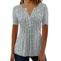 Ženske grafičke majice Print okrugli vrat kratkih rukava casual bluze
