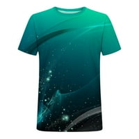 Stamzod muške prevelike majice za majicu Ljeto Art 3D ulica šareni zanimljiv trend harajuku Dizajn odjeće