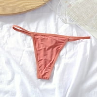 Entyinea ženske bikini gaćice Stretch s niskim kratkim rubnim rubljem vodene rublje Crveni XL