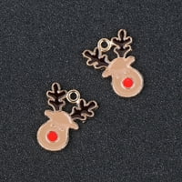 Božićni nakit Izrada čari legura DIY ELK privjesak Dekor božićne narukvice čari za diy ogrlice dodaci