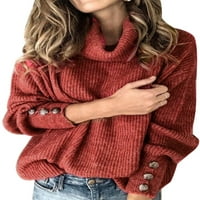 Springttc ženske dugih rukava dugih rukava Ležerni džemper