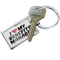 Keychain I Heart Love Moje upravitelja prednosti
