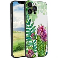 Cactus-Watercolor-telefon, deginirani za iPhone Pro Case Muške žene, fleksibilan silikonski udarni kofer