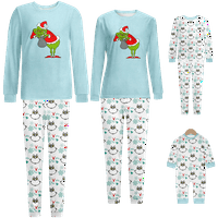 Stripes plus veličina Božićne pidžame Organski pamučni pamučni setovi za spavanje Početna Xmas Pijamas