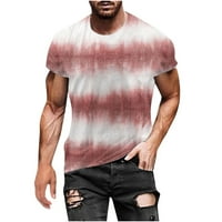 Majica kratkih rukava za muškarce okrugli vrat modni vrhovi muške ljetne košulje 3D digitalni uzorak